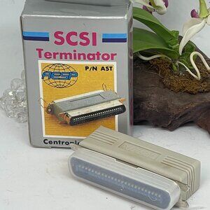 SCSI Terminator P/N AST by AESP Centronics 50 M-F 101258-003 - New in Box*
